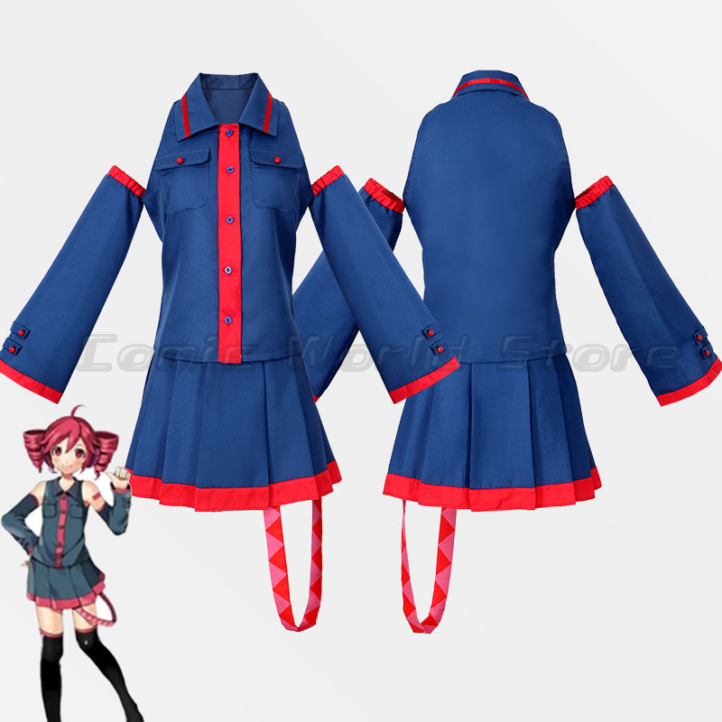 アニメカサネテトコスプレファッション制服衣装ウィッグ Vtu - Women Queen Fashion のレビューと価格