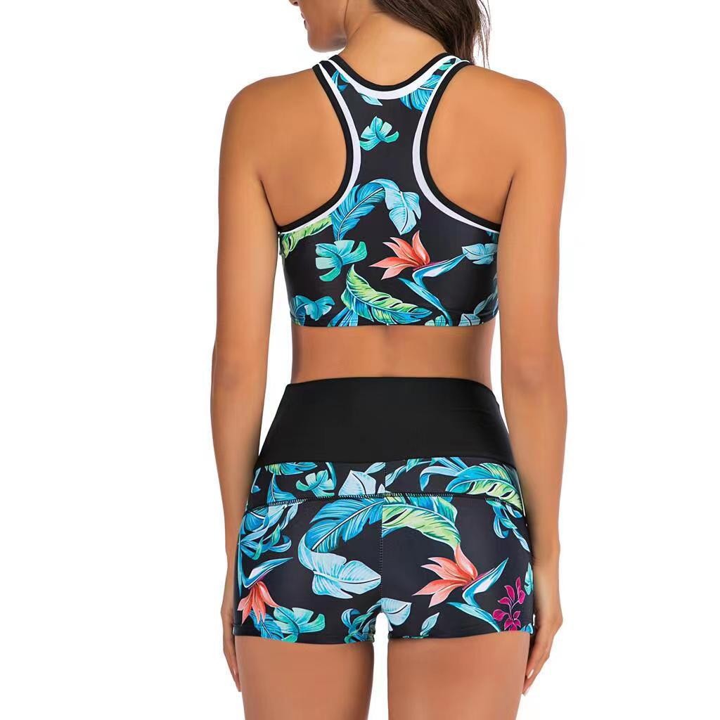Y2K ビキニ女性用タンキニ ショートパンツ付き クロップト - Crop Top Women のレビューと価格