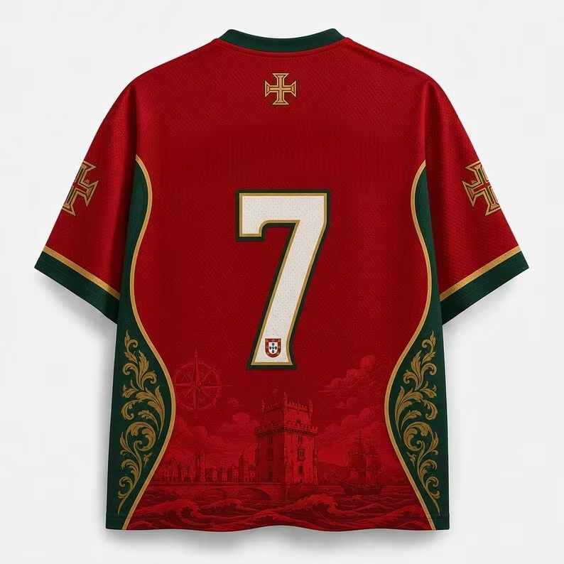 2026年ポルトガル風サッカーユニフォーム Vネック通気性メ - Women'S Fashion Portugal のレビューと価格