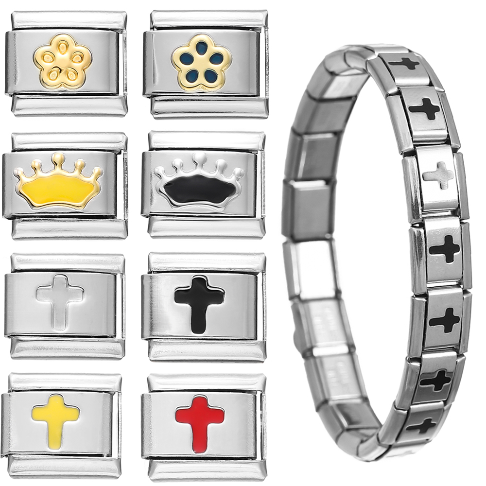 女性用ステンレススチールブレスレットプラムクロス,ロマンチッ - Women Fashion Jewellery のレビューと価格
