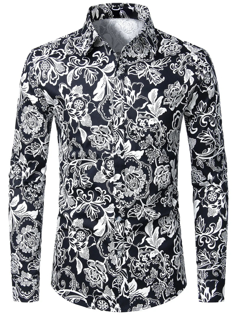 レトロ70年代風 花柄シャツ メンズ レディース ファッショ - Women'S Fashion From The 70S のレビューと価格