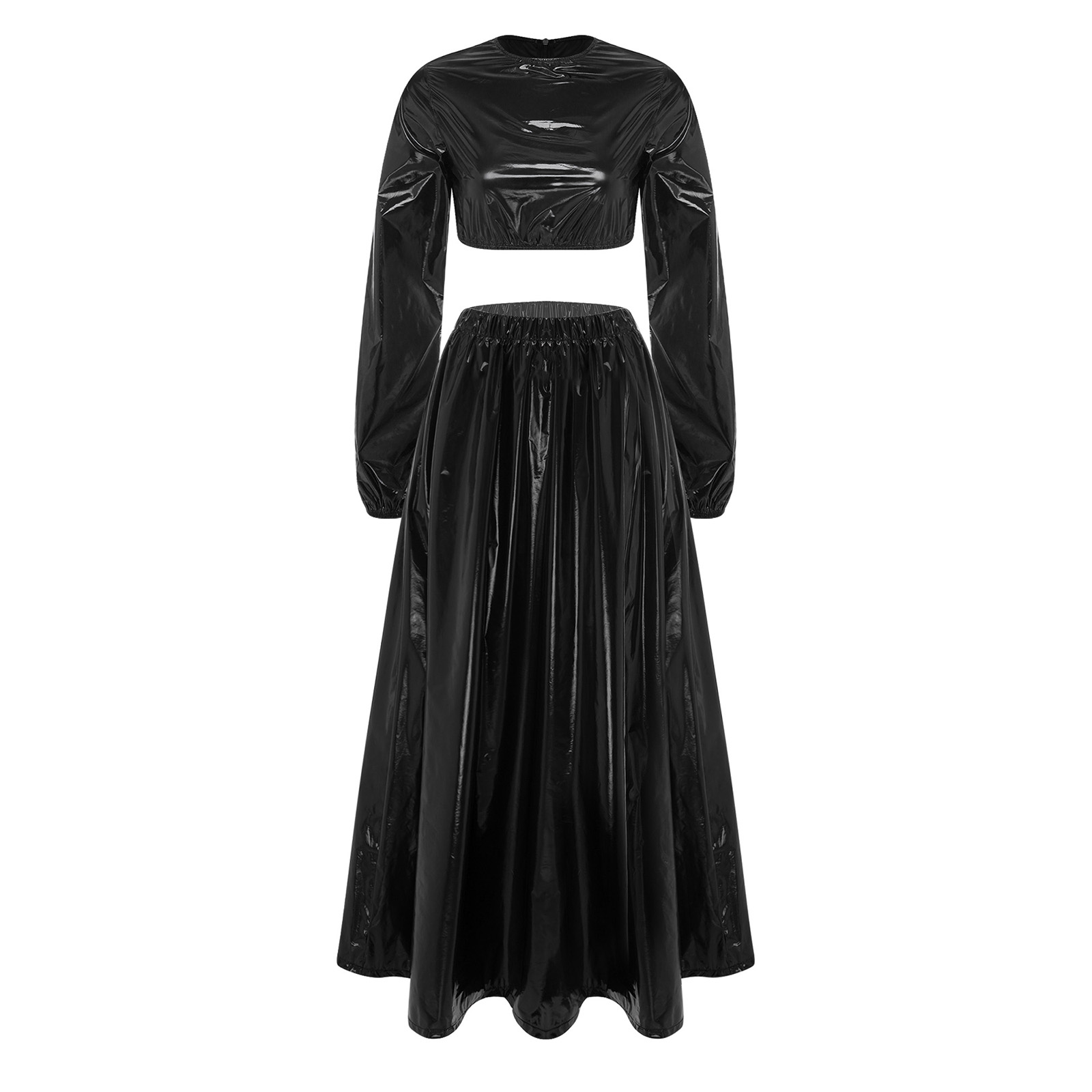レディース レイブ 防水 2ピース 防水クロップトップ 長袖 - Crop Top Women のレビューと価格