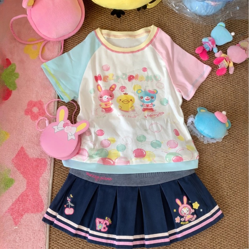 ガールズスリムサブカルチャー ツーピースアウトフィット Y2 - Crop Top Women のレビューと価格