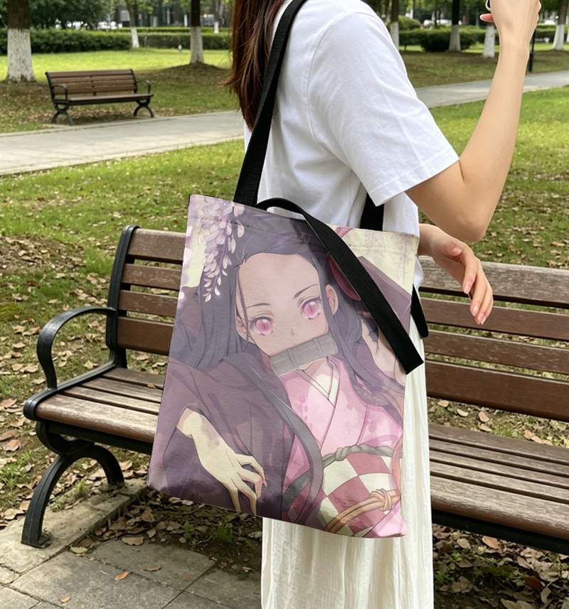 デーモンスレイヤー 竈門禰豆子 女性ハンドバッグ つゆりかわ - Canvas Tote Bag のレビューと価格