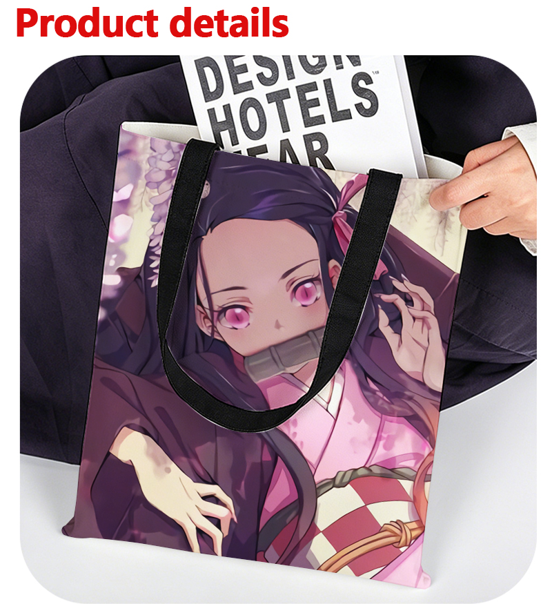 デーモンスレイヤー 竈門禰豆子 女性ハンドバッグ つゆりかわ - Canvas Tote Bag のレビューと価格