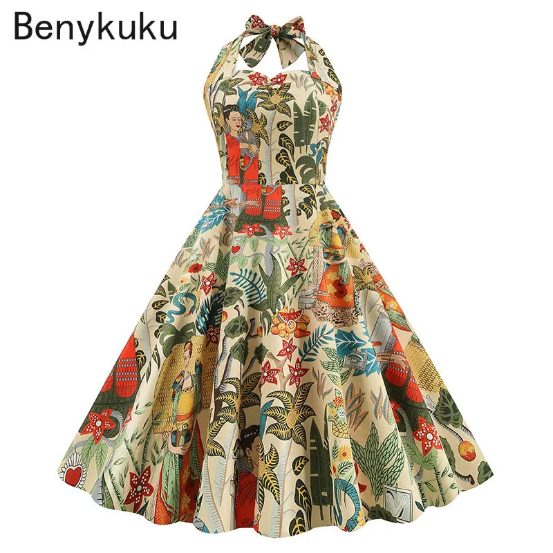 女性のためのヴィンテージサマードレス,オフィスやパーティーの - Women'S Fashion From The 60S のレビューと価格