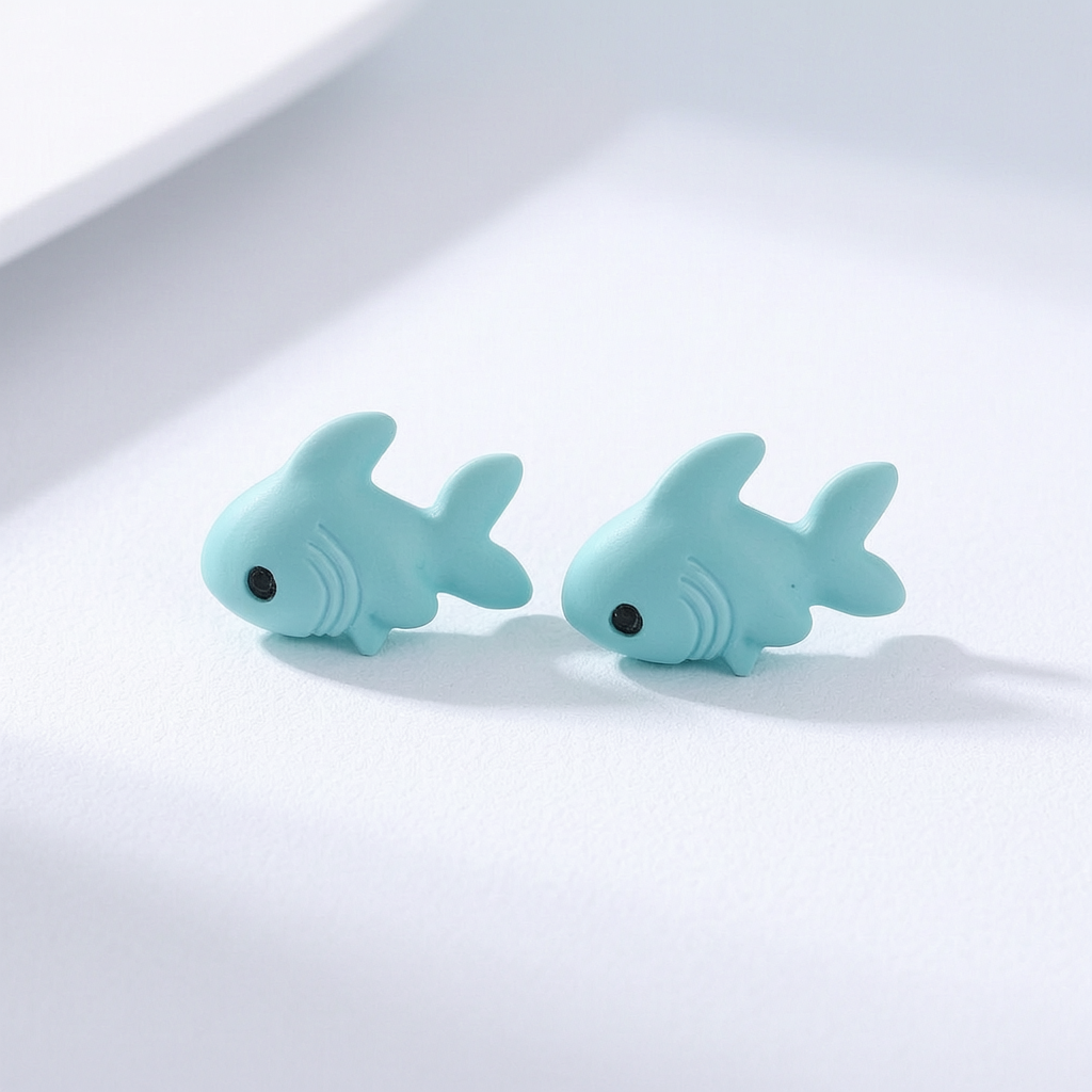 漫画動物樹脂イヤリング女性のためのかわいい恐竜小さな犬クジラ - Women'S Fashion Earrings のレビューと価格