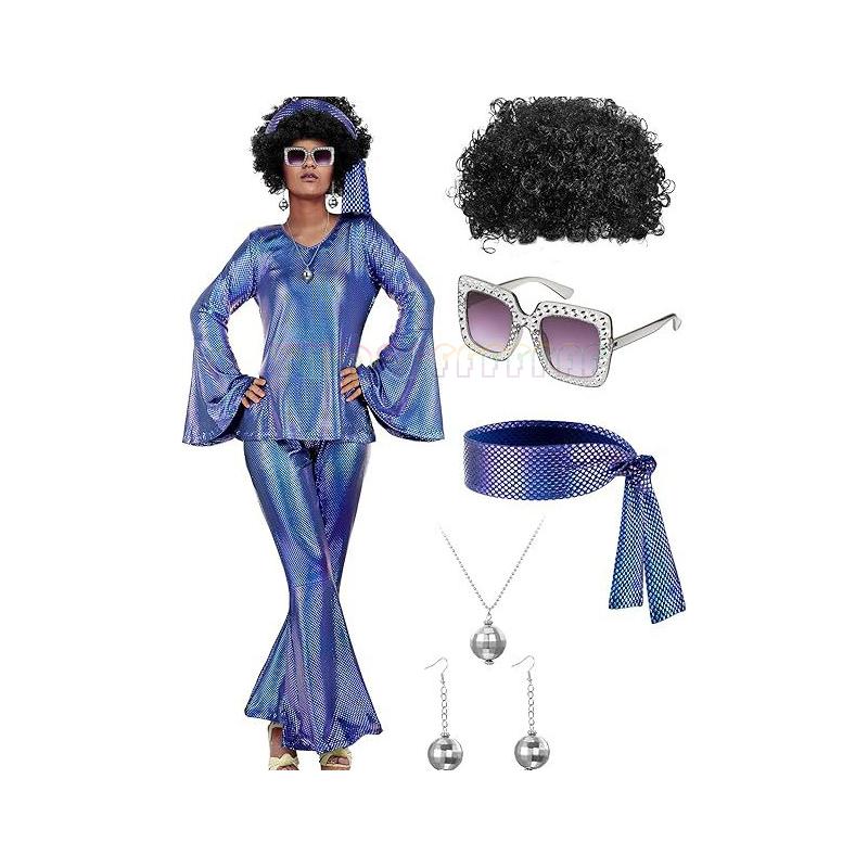 女性用 ハロウィン ディスコ パーティー 70年代 女性用  - Women'S Fashion From The 70S のレビューと価格