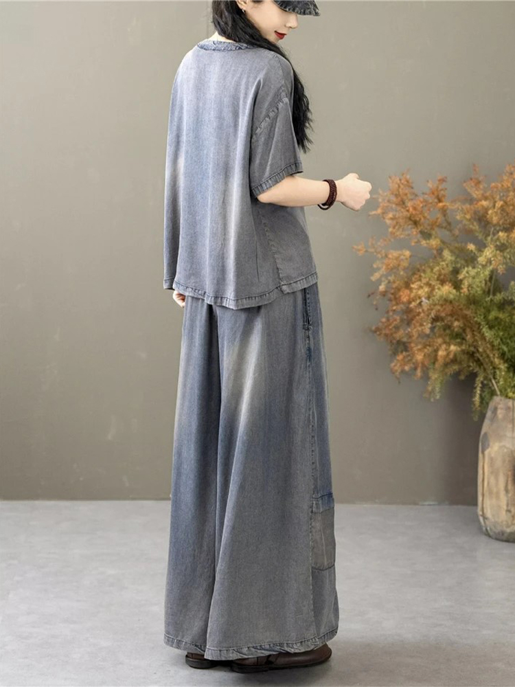 Amax luluE 2024 中国のファッションクラシック - Women Fashion Jeans Top のレビューと価格