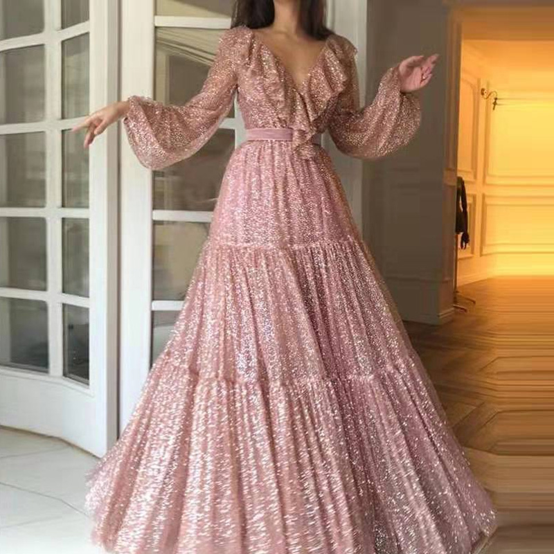 女性のためのメッシュのイブニングドレス,新しいファッショナブ - Women'S Fashion Gilded Age のレビューと価格