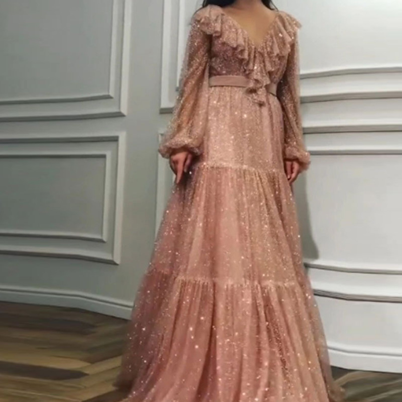 女性のためのメッシュのイブニングドレス,新しいファッショナブ - Women'S Fashion Gilded Age のレビューと価格