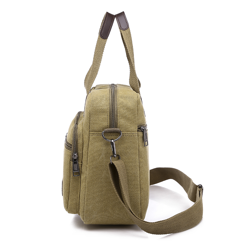 キャンバスメンズハンドバッグショルダーバッグ旅行大容量多層ク - Canvas Tote Bag のレビューと価格