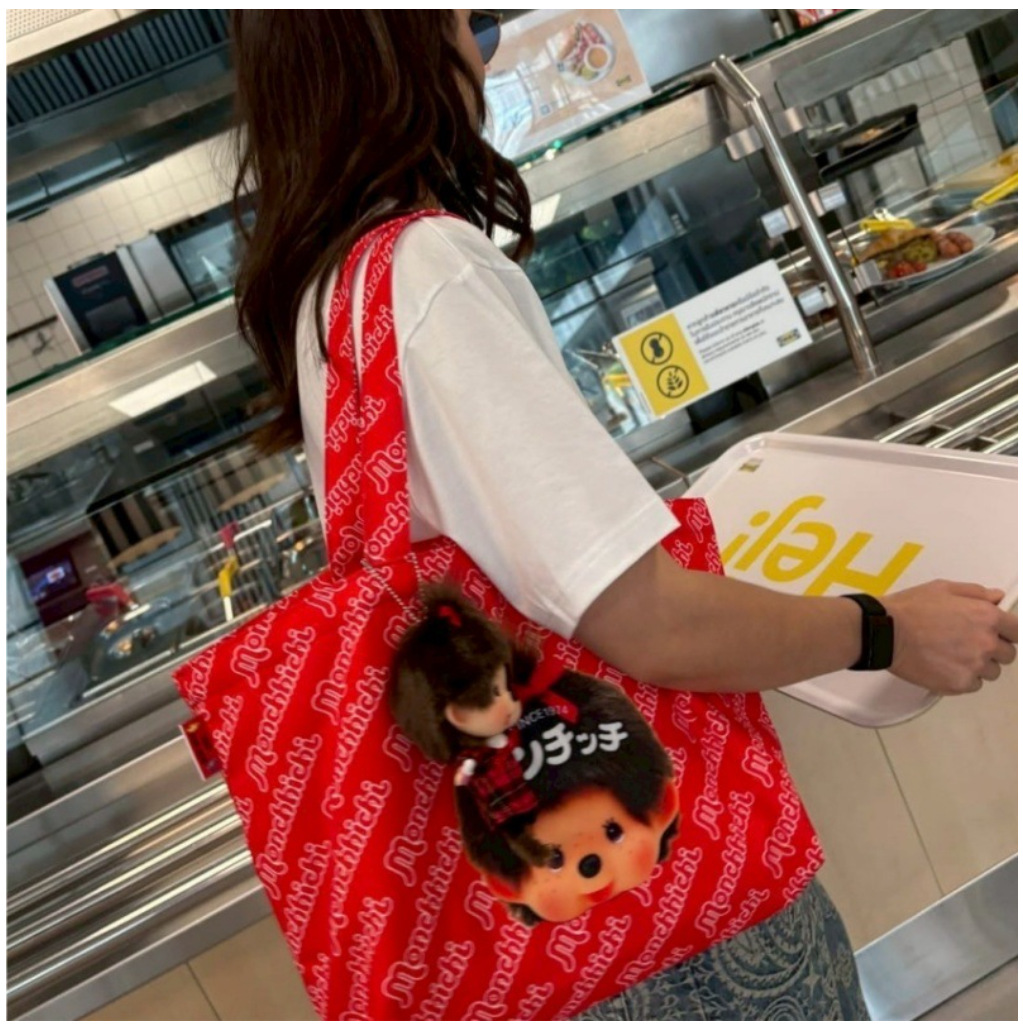 日本、韓国、タイの漫画モンチチキャンバスハンドバッグカジュア - Canvas Tote Bag のレビューと価格