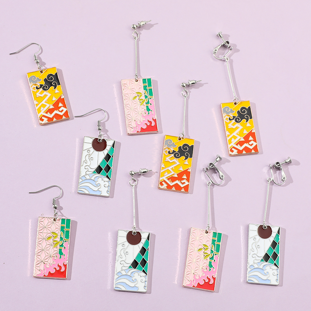 アニメ漫画周辺ファッションイヤリング創造的な個性イヤークリッ - Women'S Fashion Earrings のレビューと価格