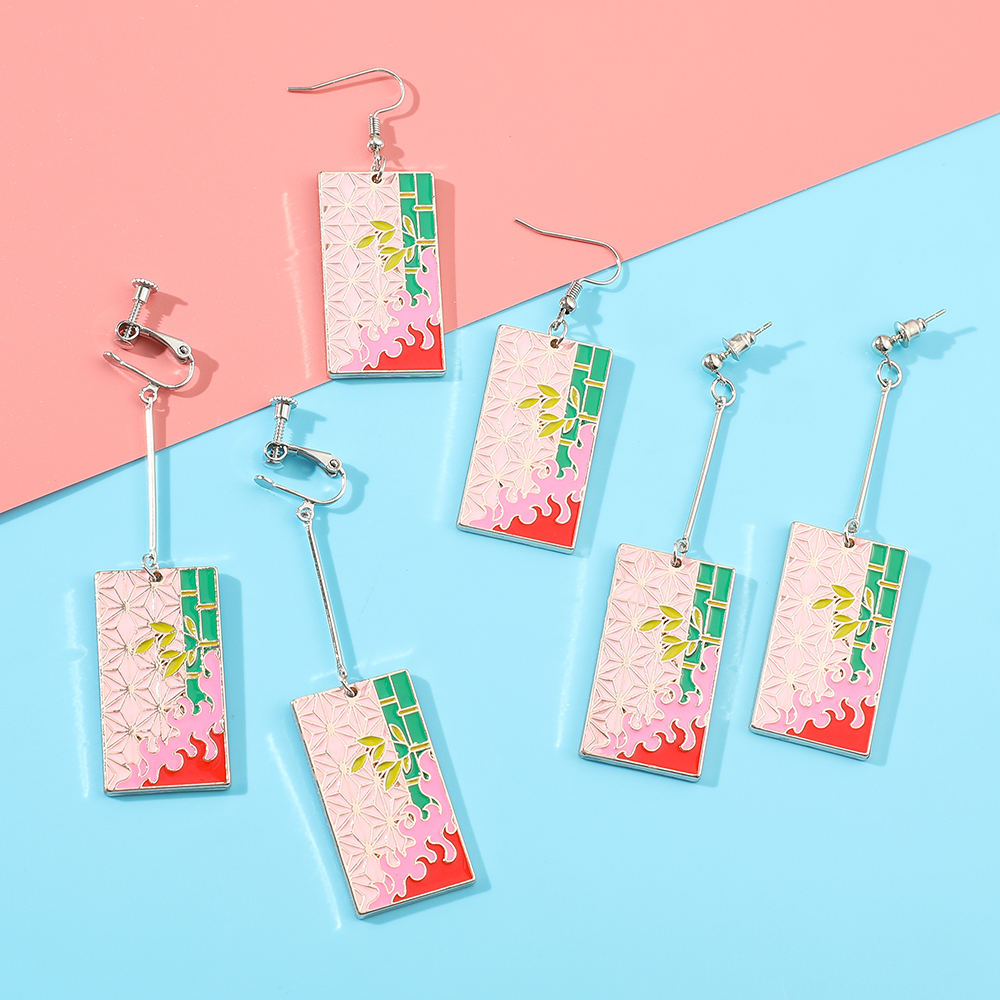アニメ漫画周辺ファッションイヤリング創造的な個性イヤークリッ - Women'S Fashion Earrings のレビューと価格