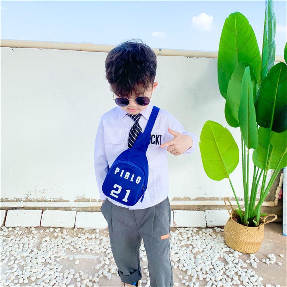 男の子と女の子のための漫画の数字の胸バッグ,レジャーバッグ, - Canvas Tote Bag のレビューと価格