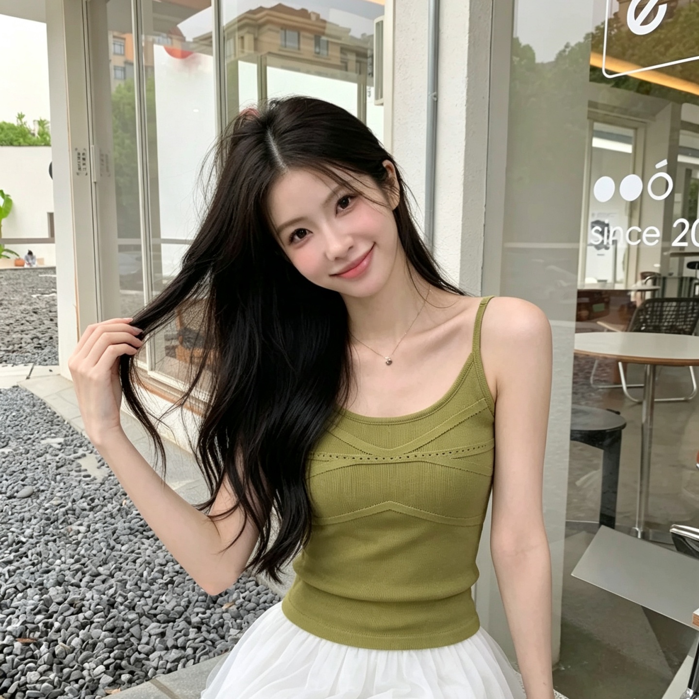 夏の新作スパイシーガール調節可能なストラップVネックキャミト - Women Fashion Outfits のレビューと価格