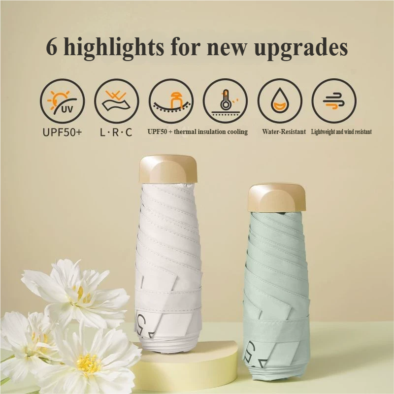小型折りたたみ傘 日傘 レディースギフト ファッション メン - Women'S Fashion Umbrella のレビューと価格