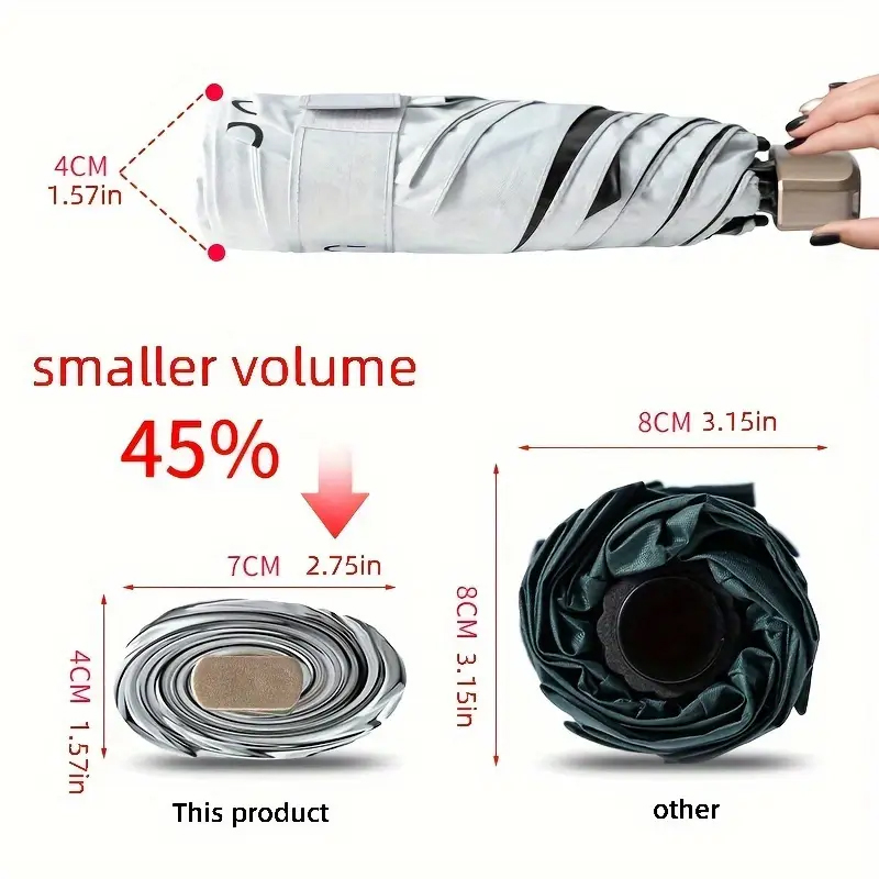小型折りたたみ傘 日傘 レディースギフト ファッション メン - Women'S Fashion Umbrella のレビューと価格
