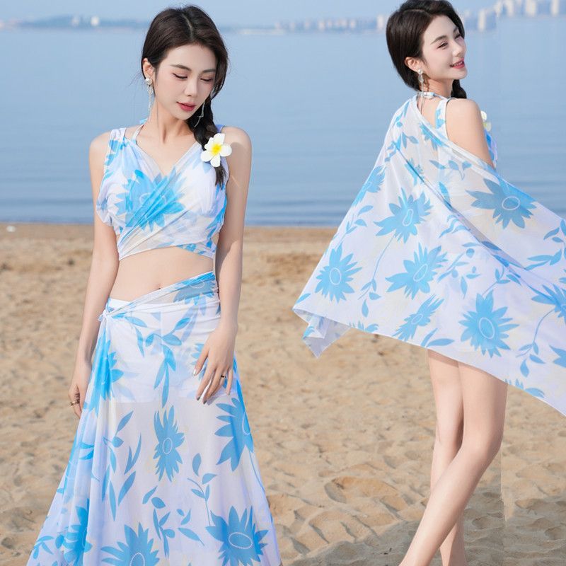 新しいファッショントライアングルビキニ3ピース水着女性用シフ - Women'S Fashion Middle Ages のレビューと価格