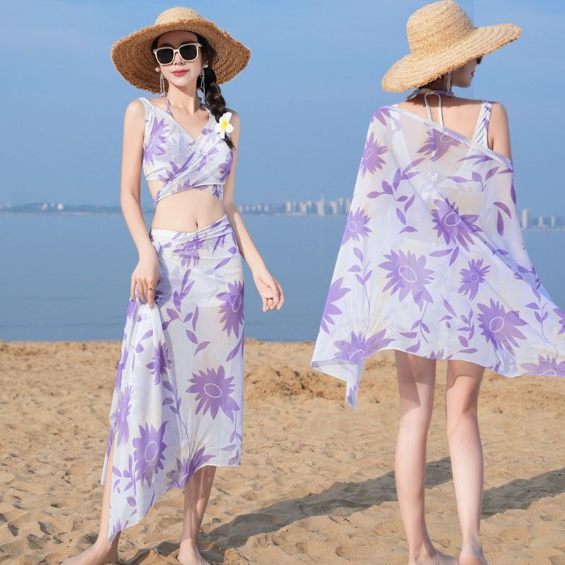 新しいファッショントライアングルビキニ3ピース水着女性用シフ - Women'S Fashion Middle Ages のレビューと価格
