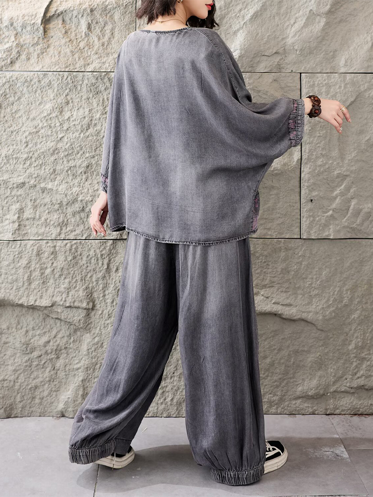 Amax LuluE 夏服レディース高級デニム 2 点セット - Women Fashion Jeans Top のレビューと価格