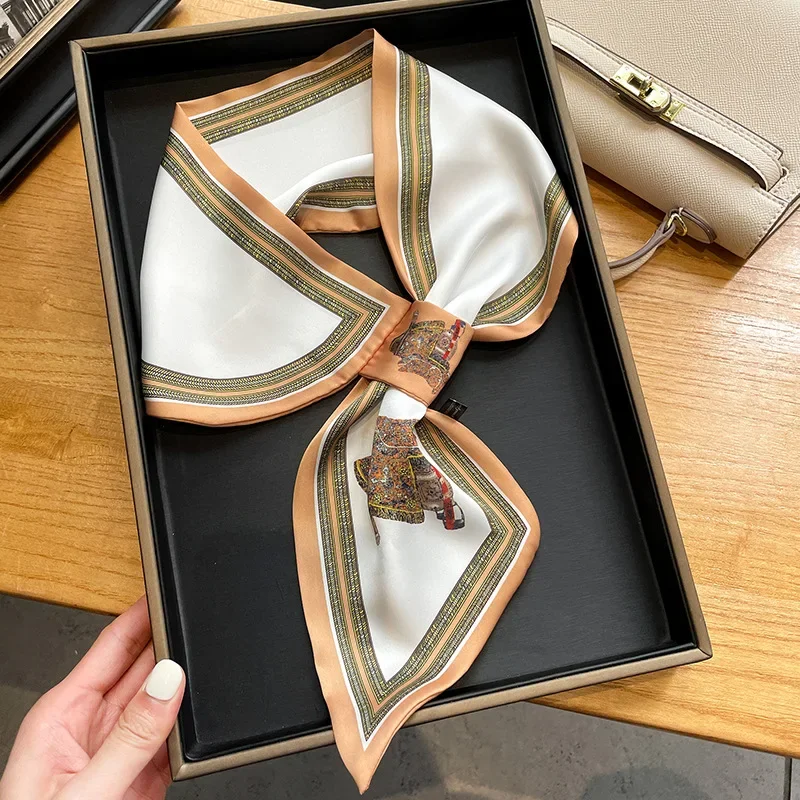 女性のためのレトロなシルクのスカーフ,女性のためのフェミニン - Women Fashion Necktie のレビューと価格