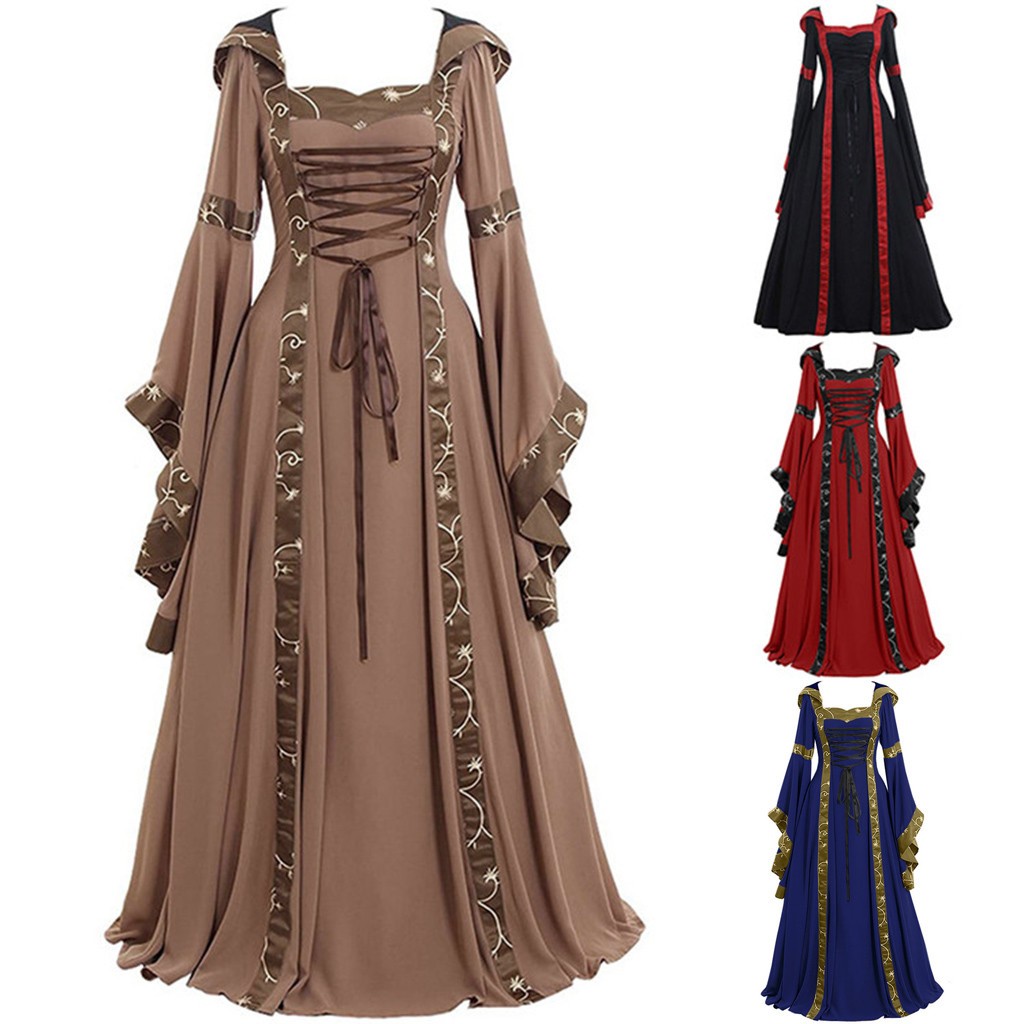 女性のハロウィンドレッシングファッションビッグスイングドレス - Women Queen Fashion のレビューと価格