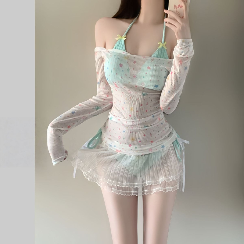 2026年夏 レディース 長袖ビキニセット 韓国ファッション - Women'S Fashion Middle Ages のレビューと価格
