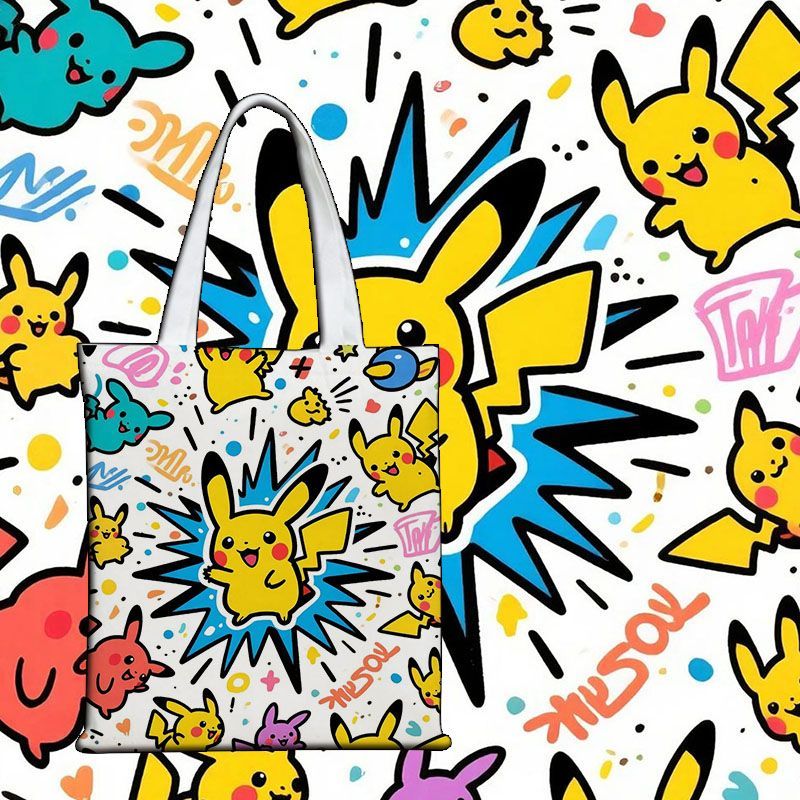 ポケモンかわいいキャンバスバッグキャンバストート学生指導バッ - Canvas Tote Bag のレビューと価格