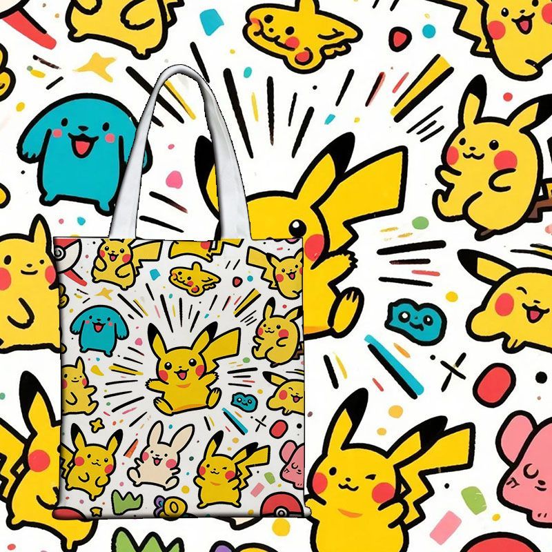 ポケモンかわいいキャンバスバッグキャンバストート学生指導バッ - Canvas Tote Bag のレビューと価格