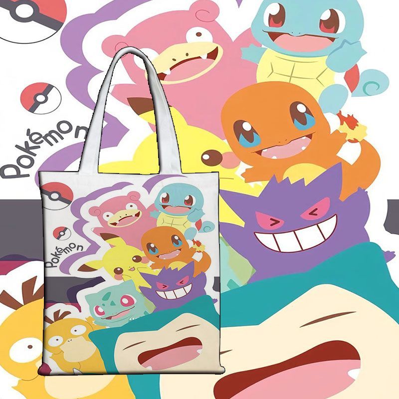 ポケモンかわいいキャンバスバッグキャンバストート学生指導バッ - Canvas Tote Bag のレビューと価格