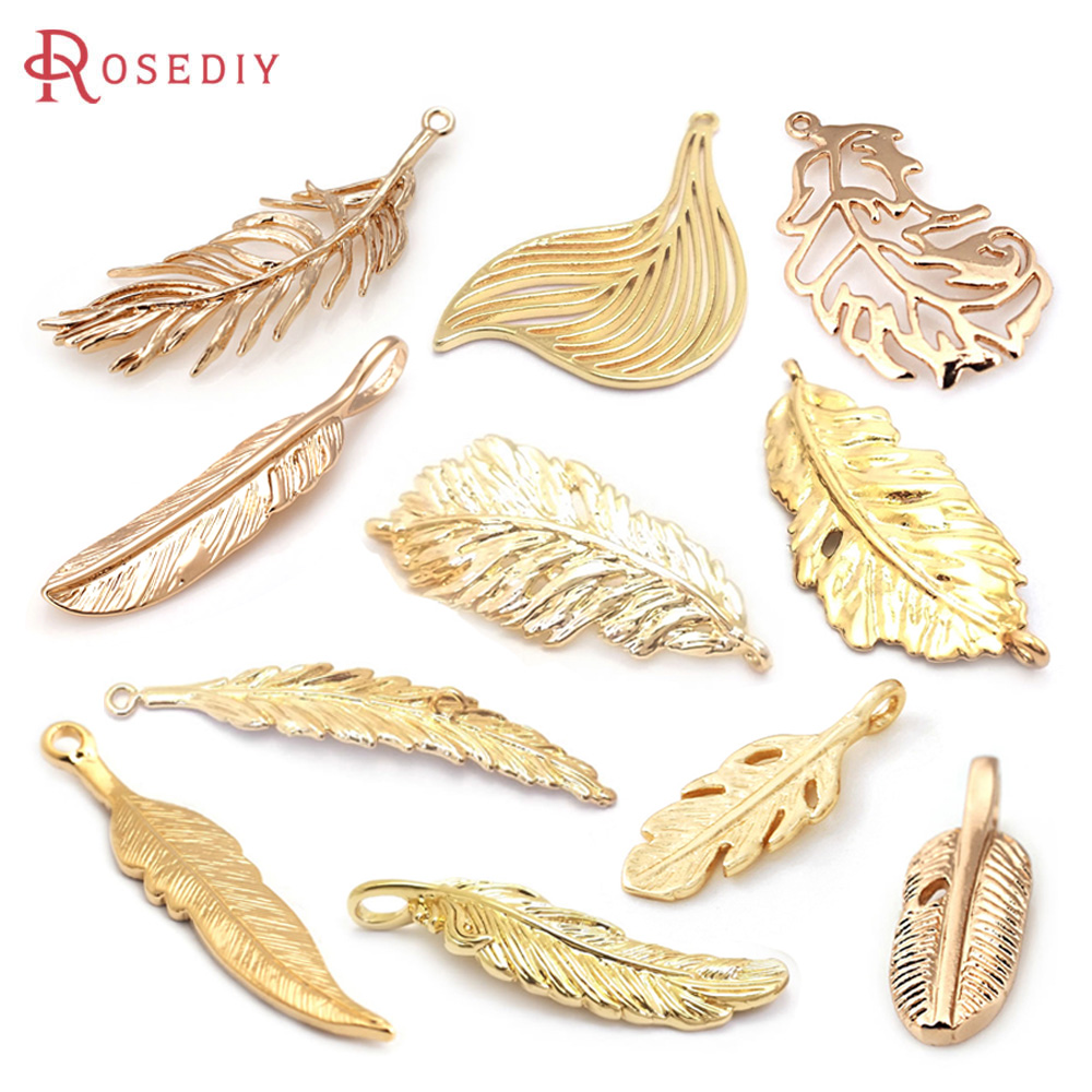 女性用フェザーチャーム,18カラットのゴールドカラー,高品質 - Women'S Fashion Earrings のレビューと価格