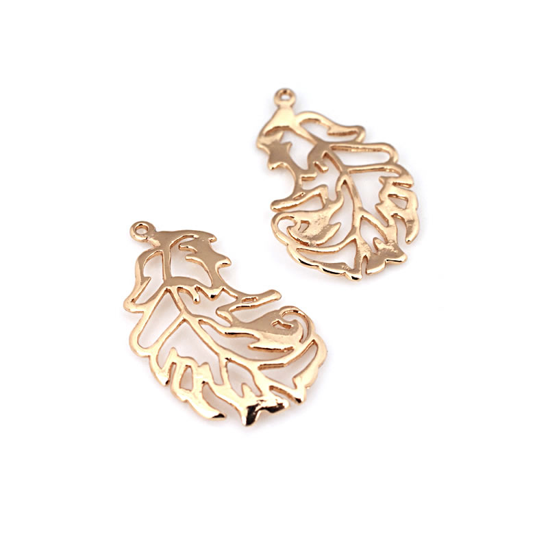 女性用フェザーチャーム,18カラットのゴールドカラー,高品質 - Women'S Fashion Earrings のレビューと価格