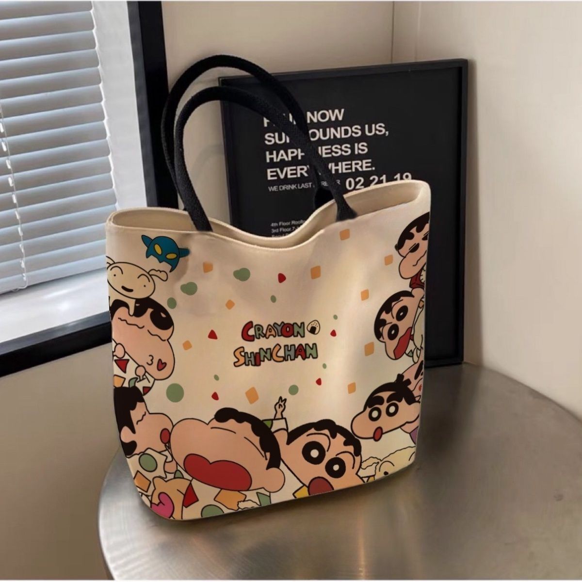 2026 新クレヨンしんちゃんキャンバストートバッグ大容量女 - Canvas Tote Bag のレビューと価格