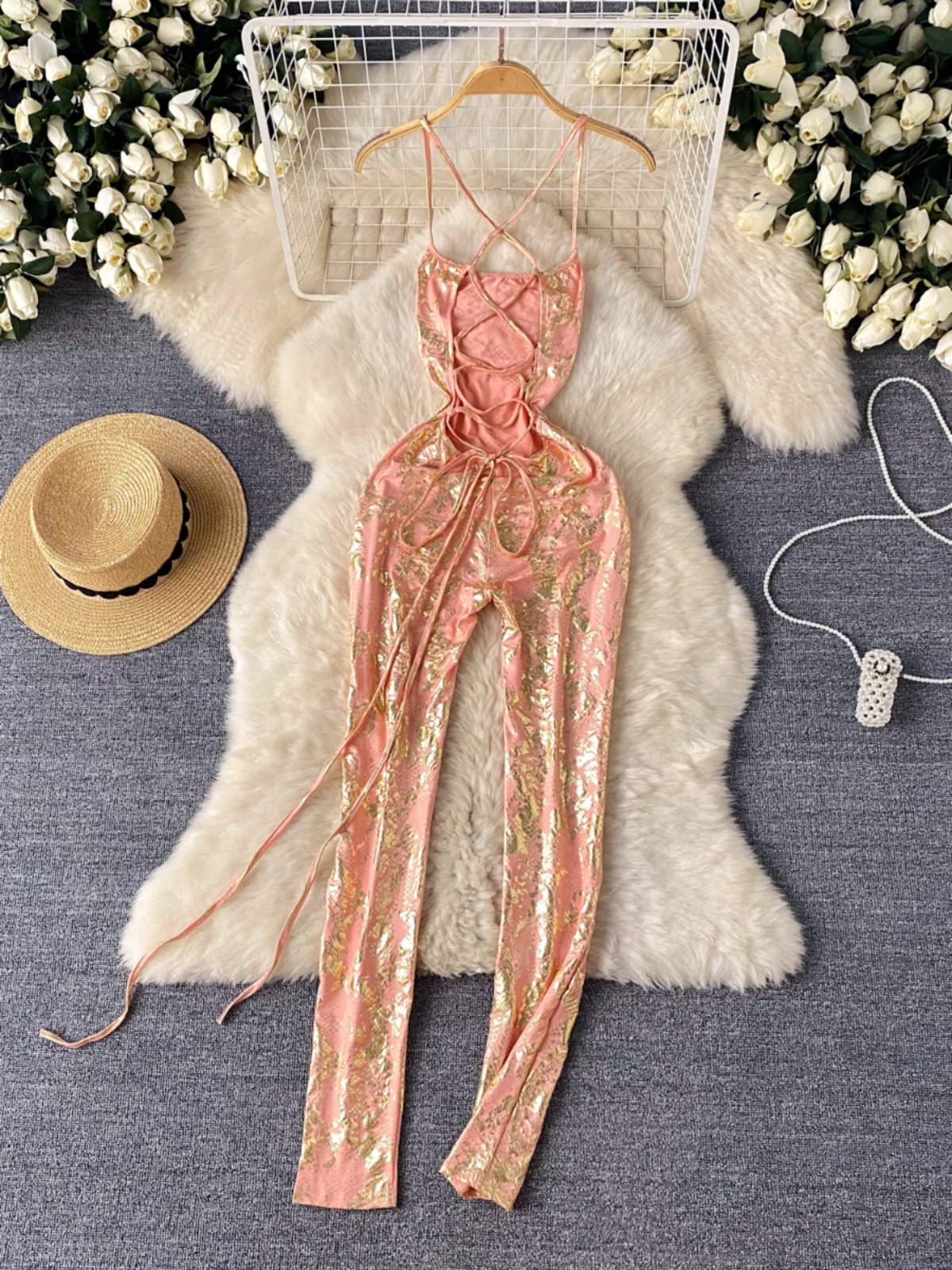 Foamlina-女性のセクシーなスパゲッティストラップジャ - Women'S Fashion Gilded Age のレビューと価格