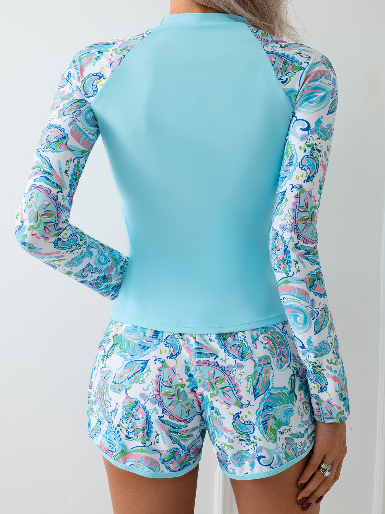 女性用水着 タンキニ 長袖 クロップタンキニトップ ハイウエ - Crop Top Women のレビューと価格
