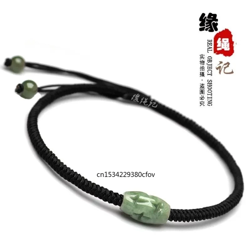 女性のためのカスタマイズ可能な天然翡翠ブレスレット,手作りの - Women Fashion Jewellery のレビューと価格