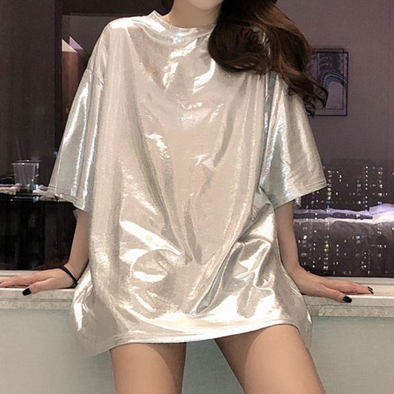 女性用長袖Tシャツ,ファッショナブルなトップス,ラウンドネッ - Women'S Fashion Gilded Age のレビューと価格