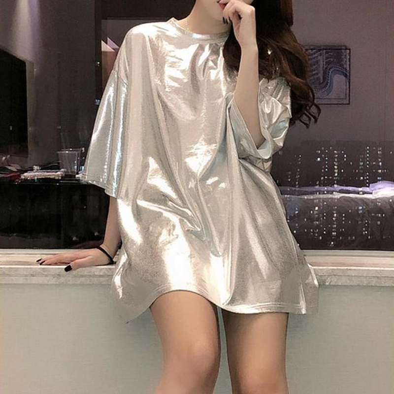 女性用長袖Tシャツ,ファッショナブルなトップス,ラウンドネッ - Women'S Fashion Gilded Age のレビューと価格